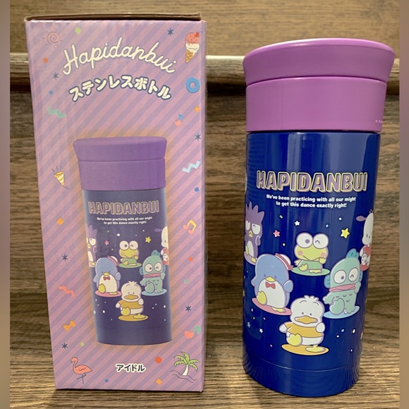Sanrio Characters Hapidanbui Stainless Steel Bottle - Picture 1 of 6